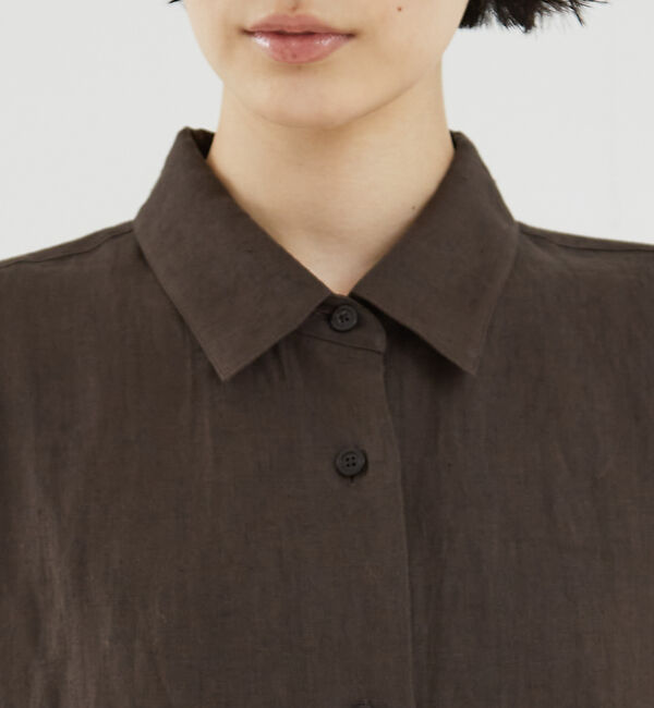 The Store by C' 「【COCUCA】リネンシャツワンピース」|ワンピース|