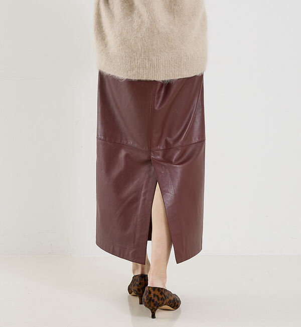 The Store by C' 「【COCUCA】ラムレザースカート」|スカート|