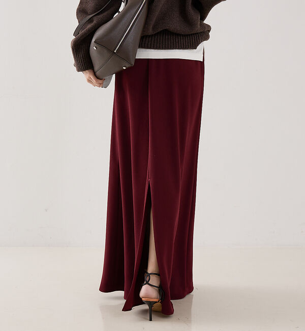 The Store by C' 「【COCUCA】ライトダブルサテンスカート」|スカート|