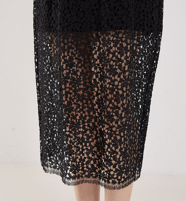 The Store by C' 「【MARIA McMANUS】Lace Ruchesd Skirt／レースルーシ」|スカート|