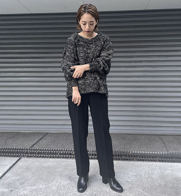 NOMINE「【展開店舗限定】ミックスヤーンボリュームスリーブニット」|ニット・セーター|