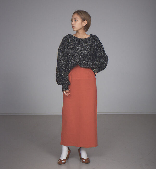 NOMINE「【展開店舗限定】ミックスヤーンボリュームスリーブニット」|ニット・セーター|