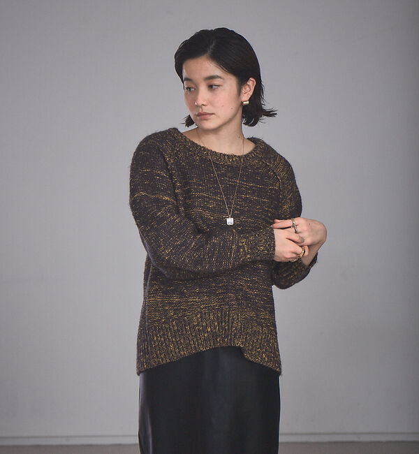 NOMINE「【展開店舗限定】ミックスヤーンボリュームスリーブニット」|ニット・セーター|