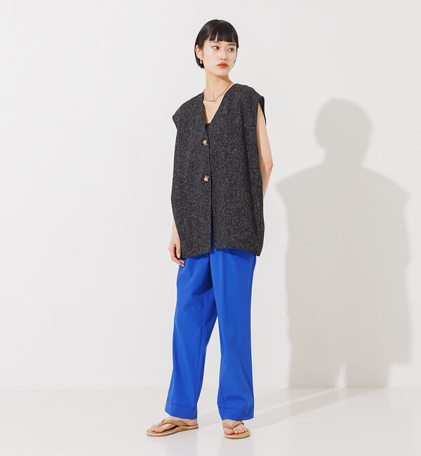 NOMINE「【セットアップ対応】サマーツイードベスト」|ベスト・ジレ|
