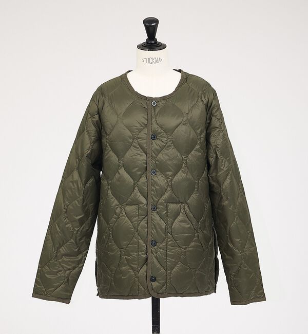 NOMINE「【TAION】キルティングクルーネック ダウンジャケット / ブルゾン」|ダウン|