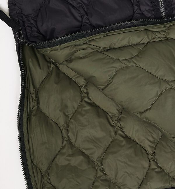 NOMINE「【TAION】ミリタリー Vネック Wジップ ダウンジャケット / ブルゾン」|ダウン|