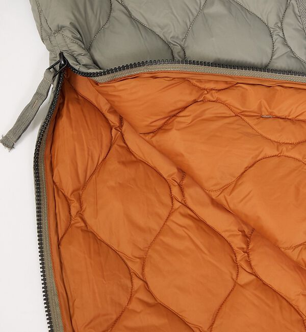 NOMINE「【TAION】ミリタリー Vネック Wジップ ダウンジャケット / ブルゾン」|ダウン|