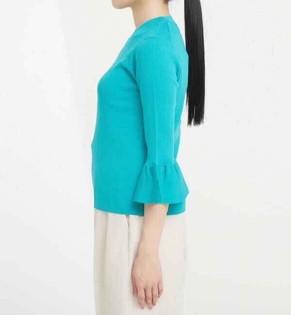 TIARA「ベルスリーブリブニット」|ニット・セーター|