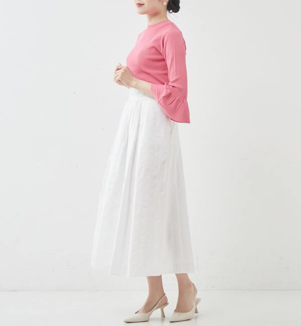 TIARA「ベルスリーブリブニット」|ニット・セーター|