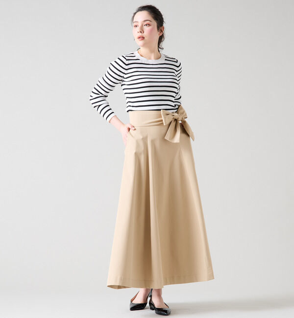 TIARA「ゴールドボタンリブニット」|ニット・セーター|