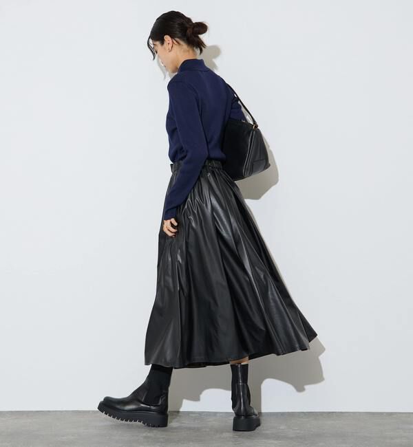 Liesse「ポロカラーリブニット」|ニット・セーター|