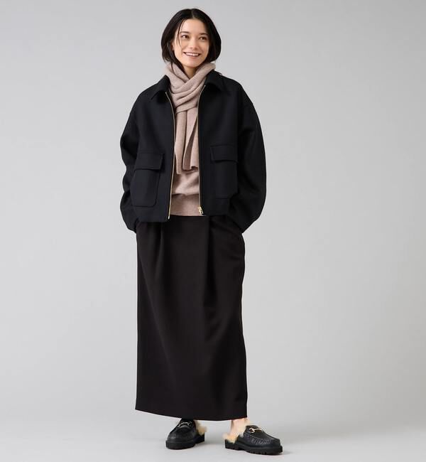 Liesse「ストールデザインニットトップス」|ニット・セーター|