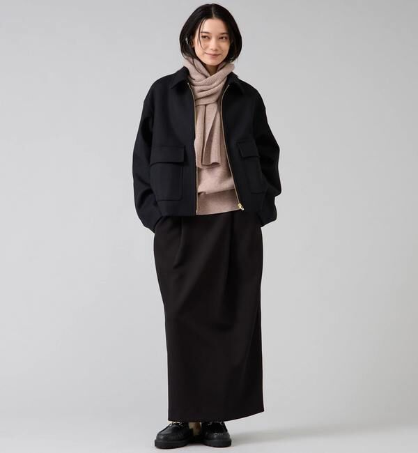 Liesse「ストールデザインニットトップス」|ニット・セーター|