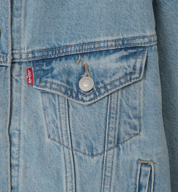 Liesse「【Levis/リーバイス】COLLARLESS SHRUNKEN 90S TRUCKER」|デニムジャケット|