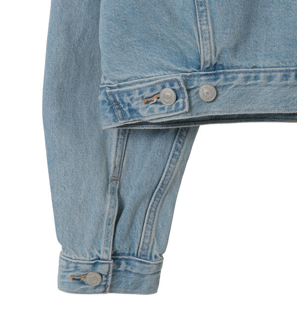 Liesse「【Levis/リーバイス】COLLARLESS SHRUNKEN 90S TRUCKER」|デニムジャケット|