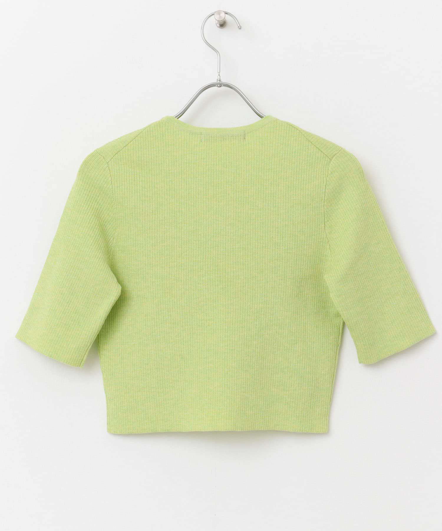 URBAN RESEARCH ROSSO「クロップドリブニット」|ニット・セーター|