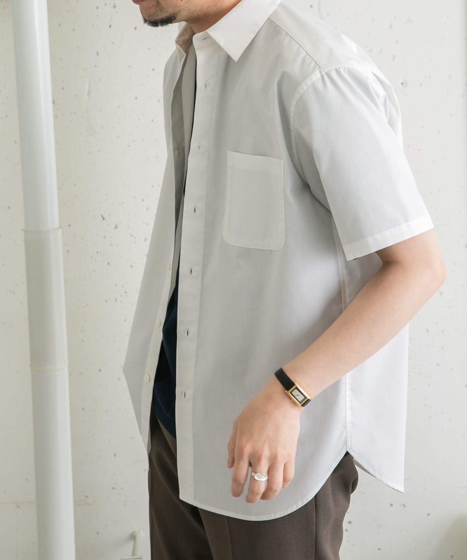 URBAN RESEARCH ROSSO「『防シワ/防臭』『XLサイズあり』ハイパフォーマンスブロード半袖シャツ」|シャツ・ブラウス|