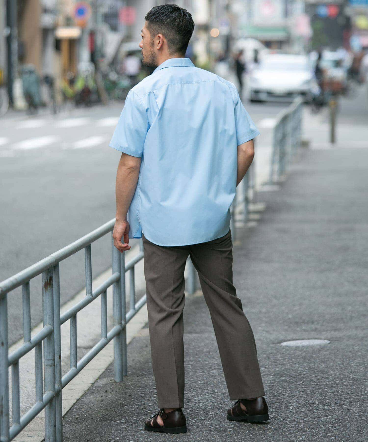 URBAN RESEARCH ROSSO「『防シワ/防臭』『XLサイズあり』ハイパフォーマンスブロード半袖シャツ」|シャツ・ブラウス|