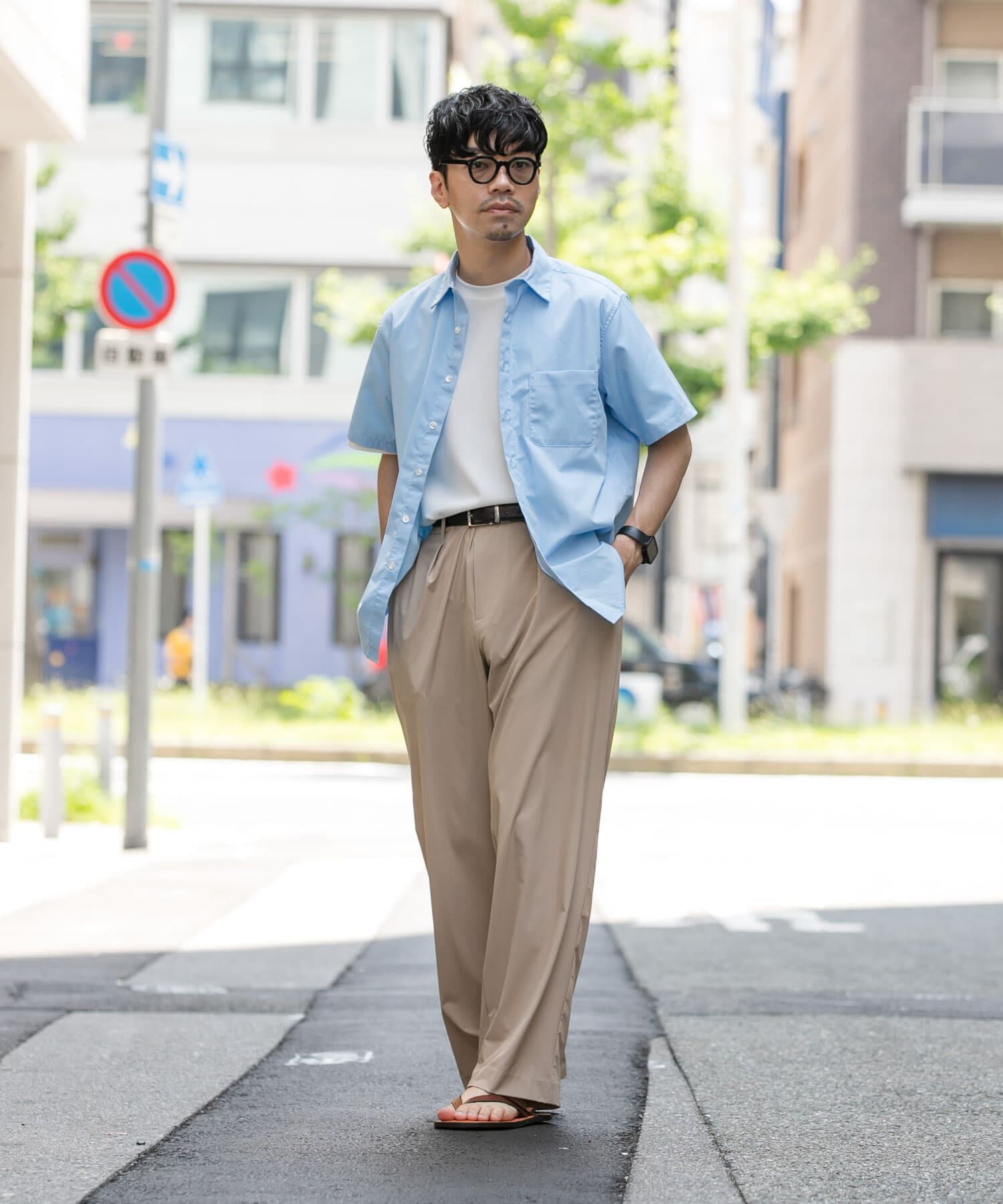 URBAN RESEARCH ROSSO「『防シワ/防臭』『XLサイズあり』ハイパフォーマンスブロード半袖シャツ」|シャツ・ブラウス|