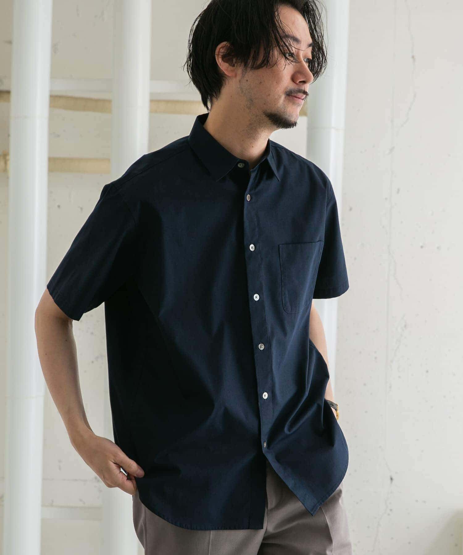 URBAN RESEARCH ROSSO「『防シワ/防臭』『XLサイズあり』ハイパフォーマンスブロード半袖シャツ」|シャツ・ブラウス|