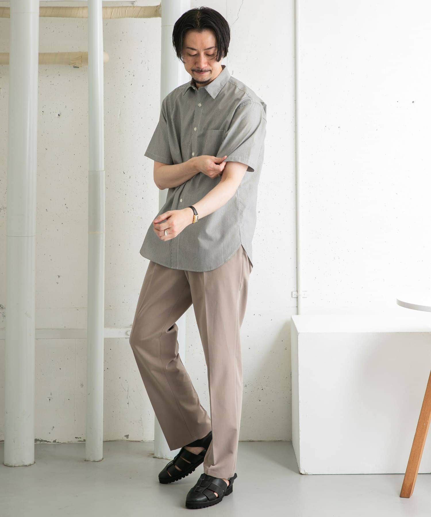 URBAN RESEARCH ROSSO「『防シワ/防臭』『XLサイズあり』ハイパフォーマンスブロード半袖シャツ」|シャツ・ブラウス|