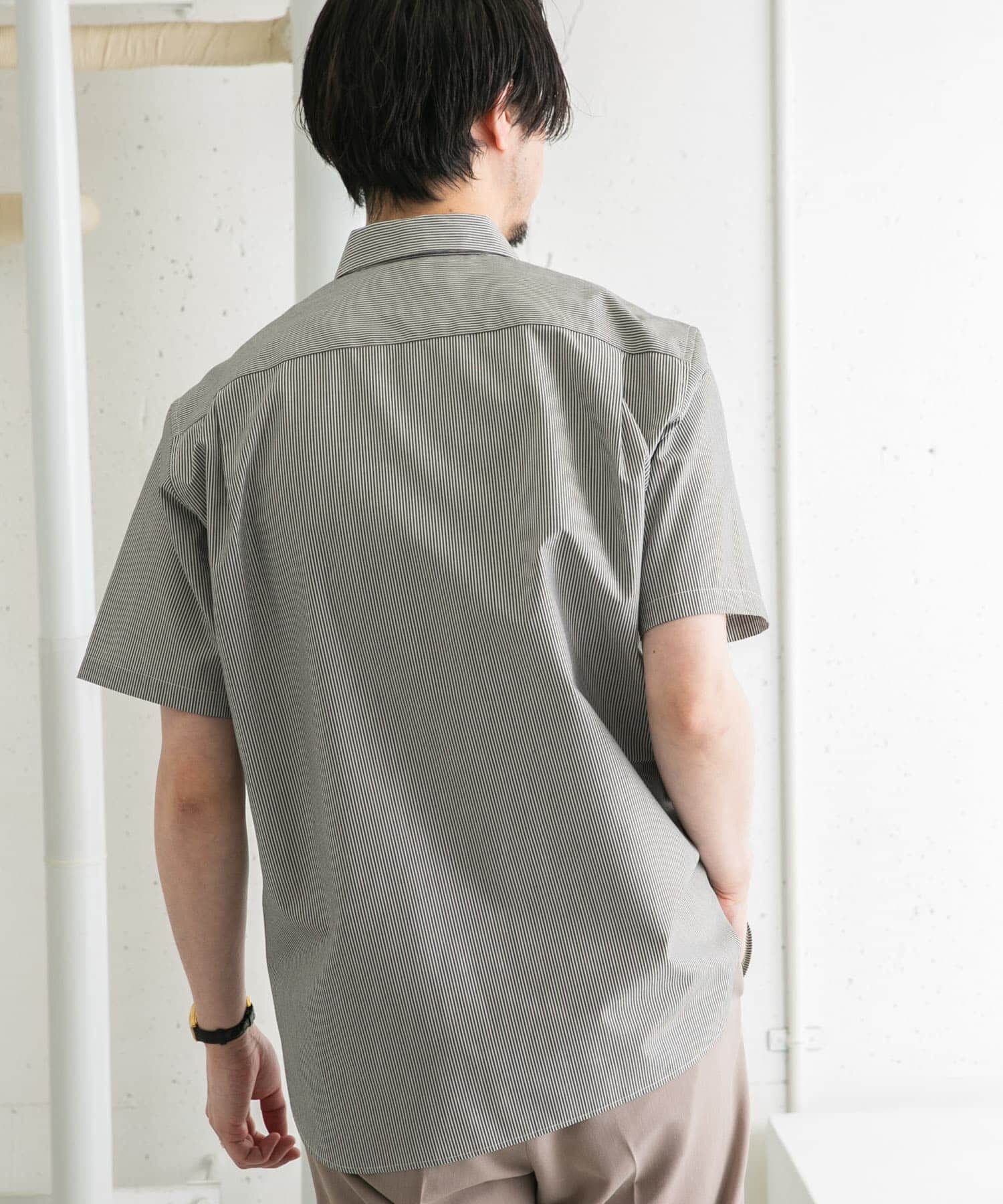 URBAN RESEARCH ROSSO「『防シワ/防臭』『XLサイズあり』ハイパフォーマンスブロード半袖シャツ」|シャツ・ブラウス|