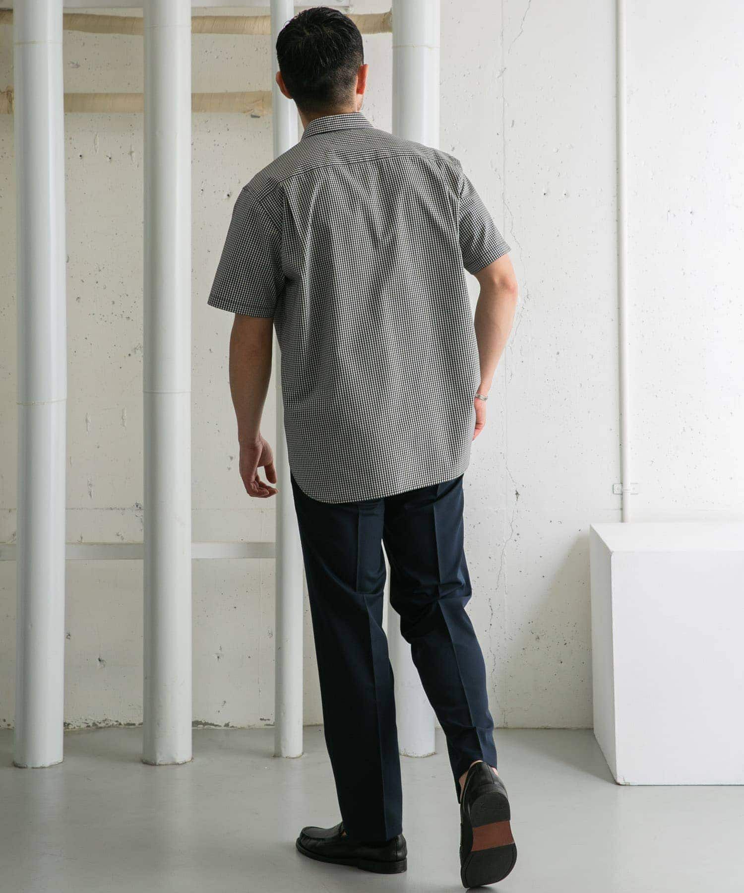 URBAN RESEARCH ROSSO「『防シワ/防臭』『XLサイズあり』ハイパフォーマンスブロード半袖シャツ」|シャツ・ブラウス|