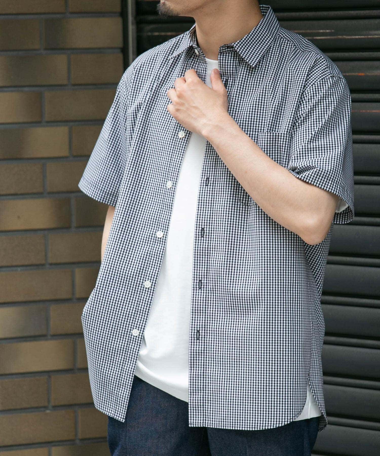 URBAN RESEARCH ROSSO「『防シワ/防臭』『XLサイズあり』ハイパフォーマンスブロード半袖シャツ」|シャツ・ブラウス|