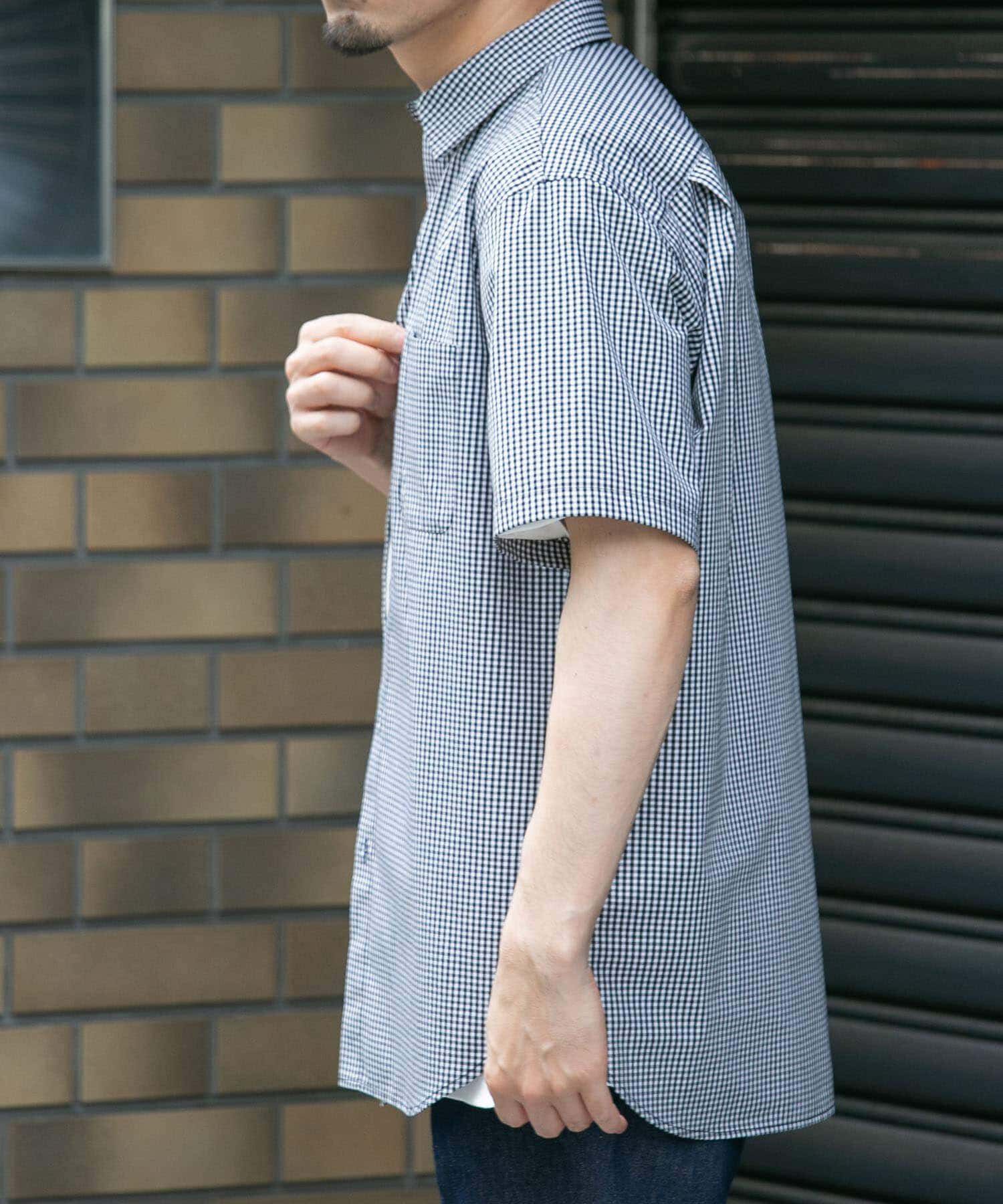 URBAN RESEARCH ROSSO「『防シワ/防臭』『XLサイズあり』ハイパフォーマンスブロード半袖シャツ」|シャツ・ブラウス|