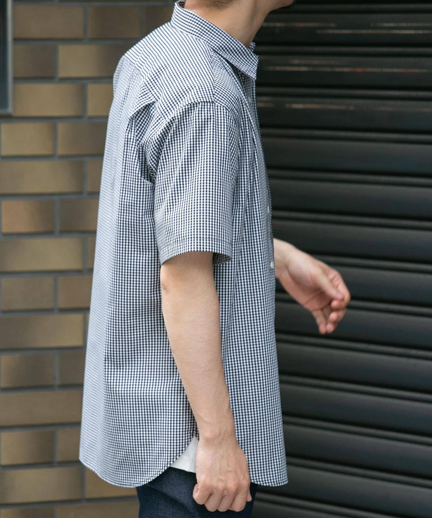 URBAN RESEARCH ROSSO「『防シワ/防臭』『XLサイズあり』ハイパフォーマンスブロード半袖シャツ」|シャツ・ブラウス|