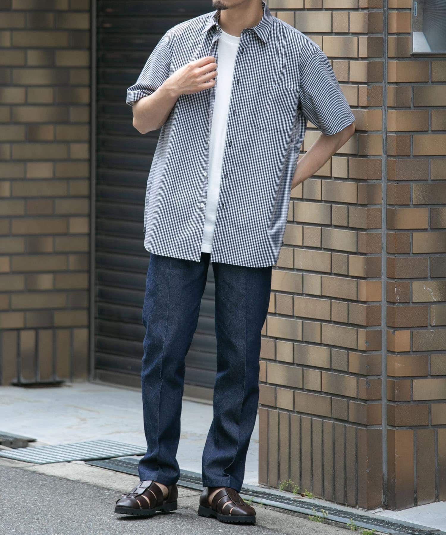 URBAN RESEARCH ROSSO「『防シワ/防臭』『XLサイズあり』ハイパフォーマンスブロード半袖シャツ」|シャツ・ブラウス|