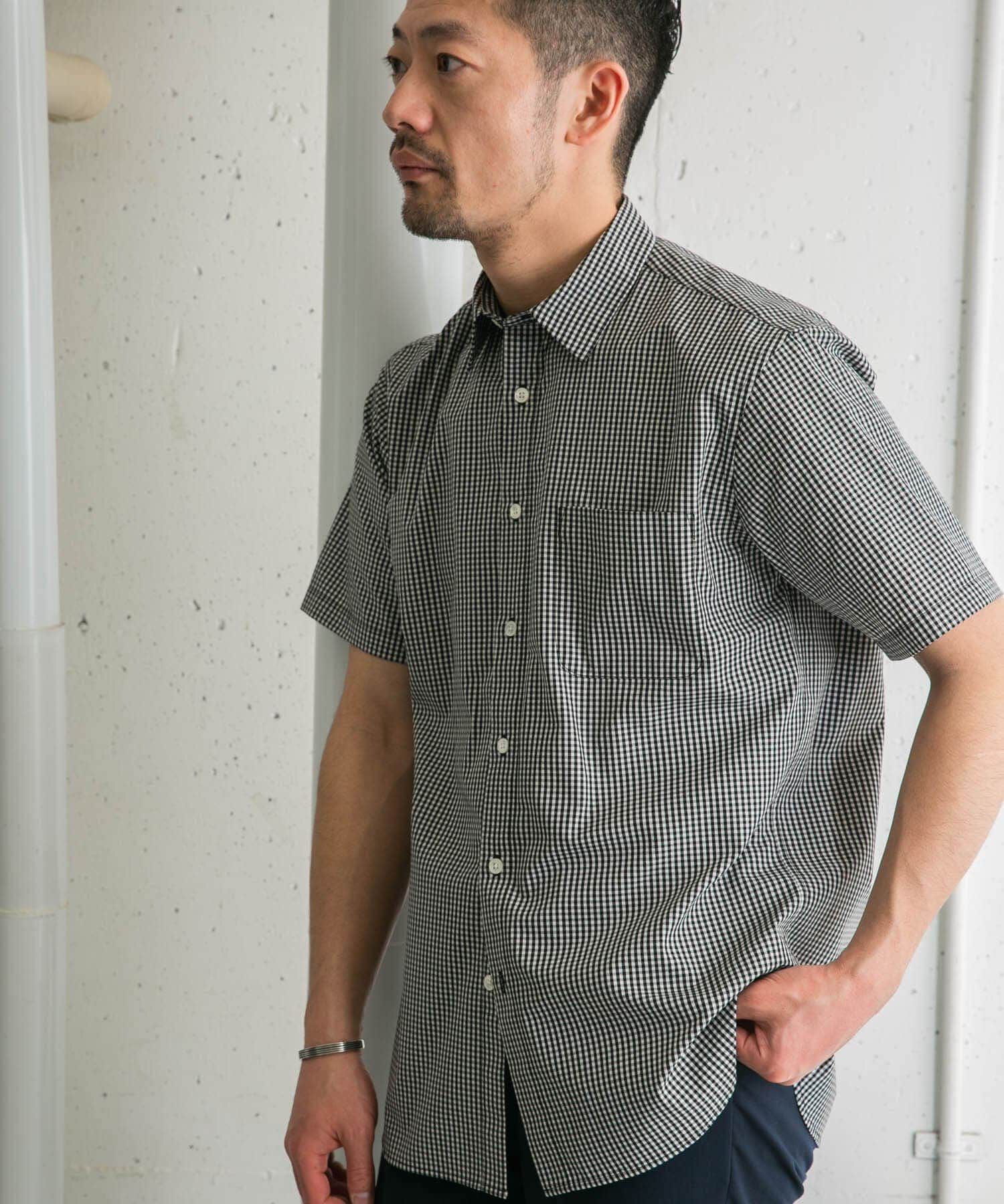 URBAN RESEARCH ROSSO「『防シワ/防臭』『XLサイズあり』ハイパフォーマンスブロード半袖シャツ」|シャツ・ブラウス|