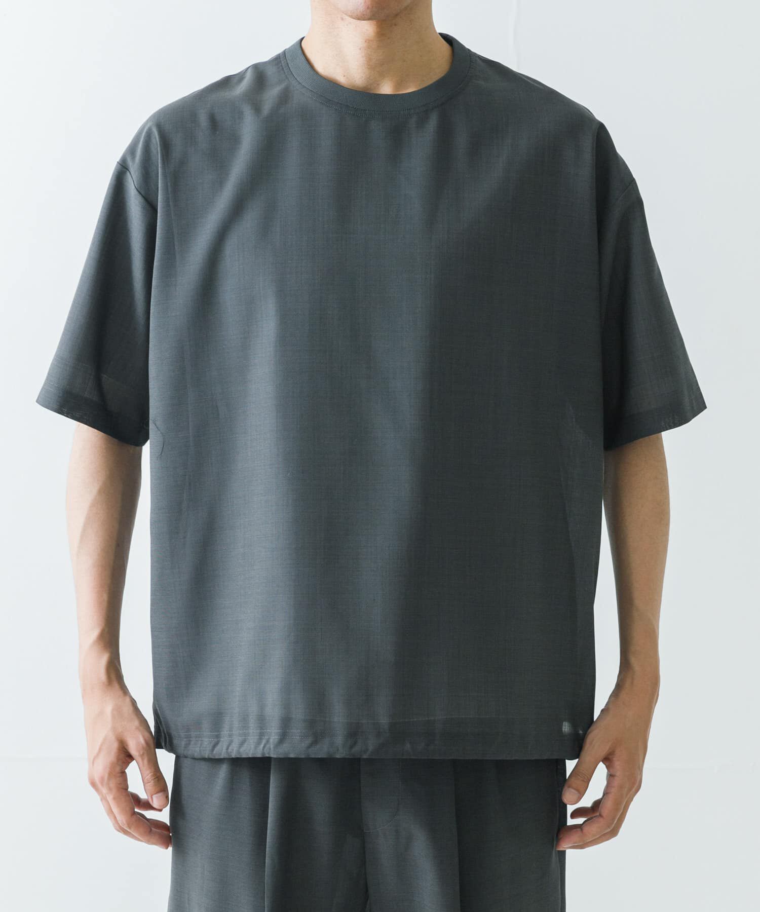 URBAN RESEARCH「ウォッシャブルウールサイロフィルショートスリーブ Tシャツ」|Tシャツ・カットソー|