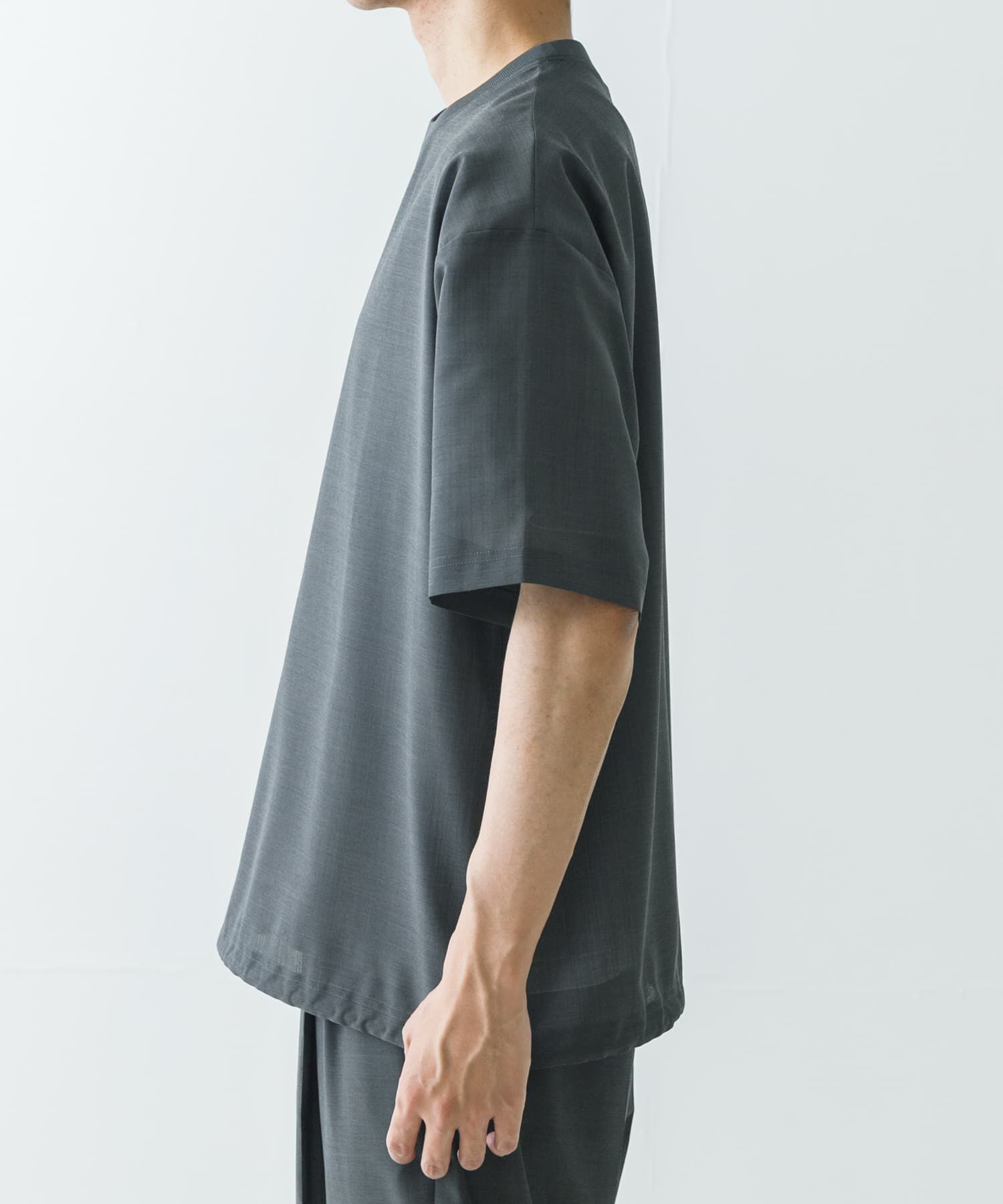 URBAN RESEARCH「ウォッシャブルウールサイロフィルショートスリーブ Tシャツ」|Tシャツ・カットソー|