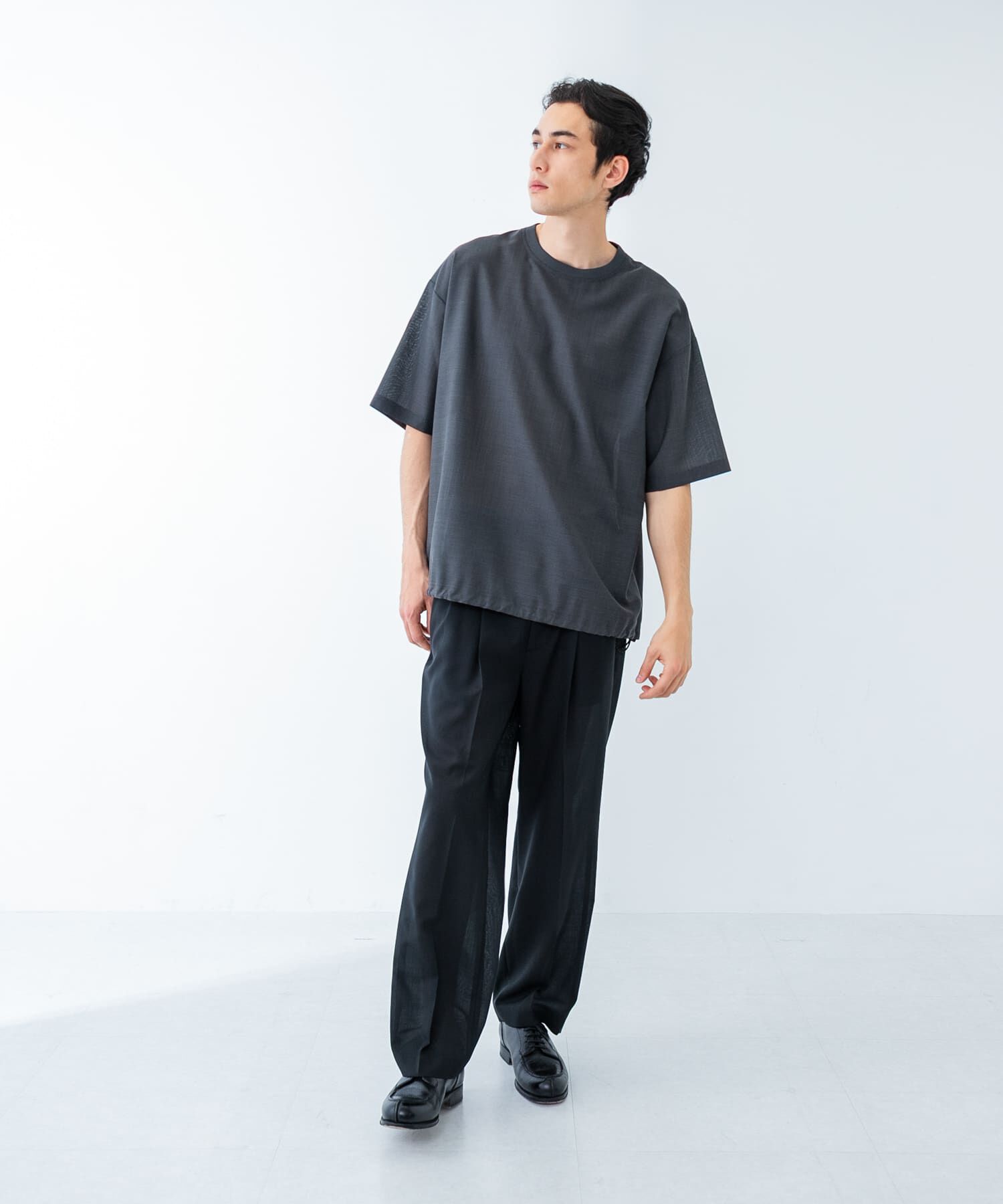 URBAN RESEARCH「ウォッシャブルウールサイロフィルショートスリーブ Tシャツ」|Tシャツ・カットソー|