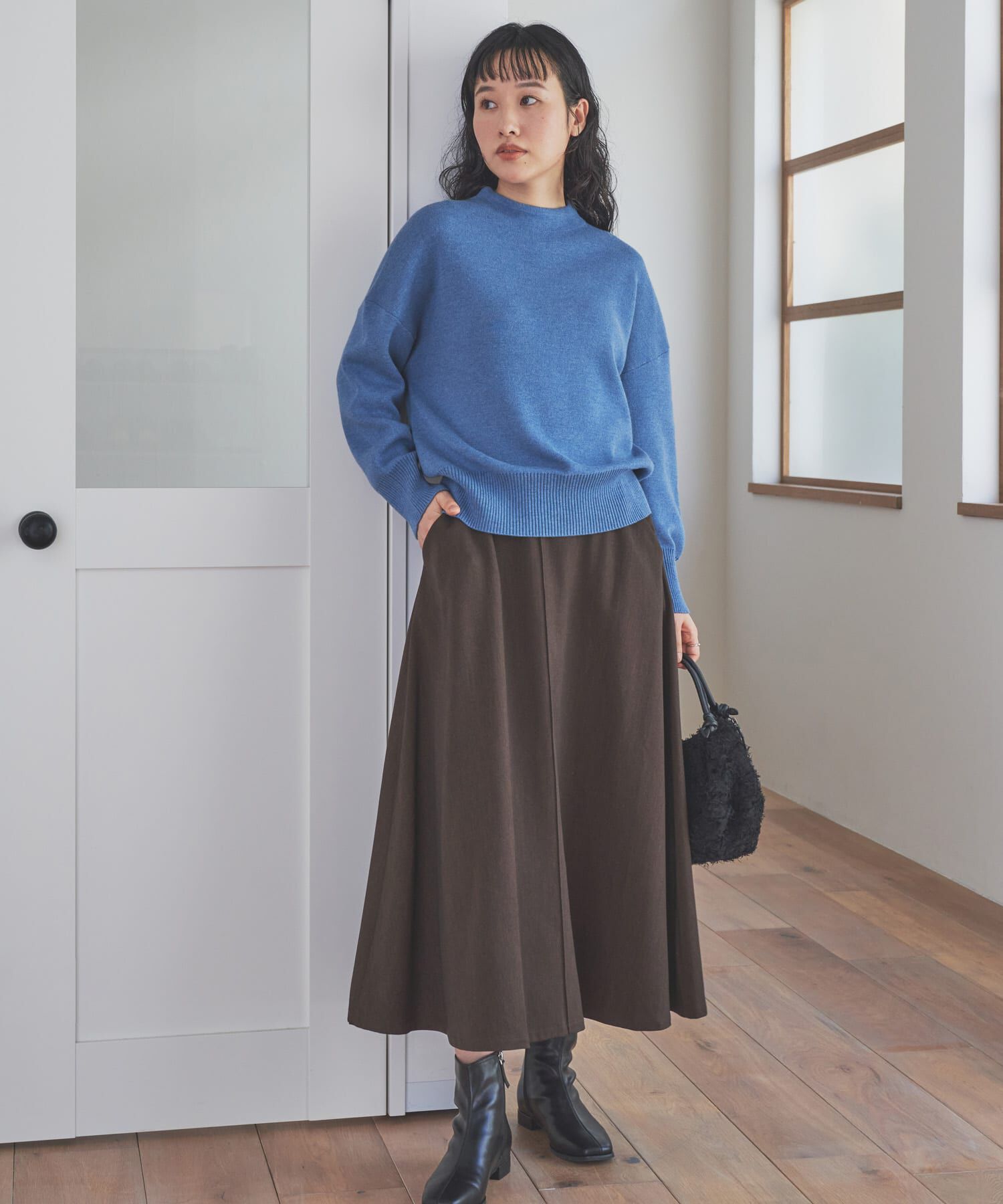 URBAN RESEARCH DOORS「『仁村紗和さん着用』『UR TECH』完声フレアスカート」|スカート|