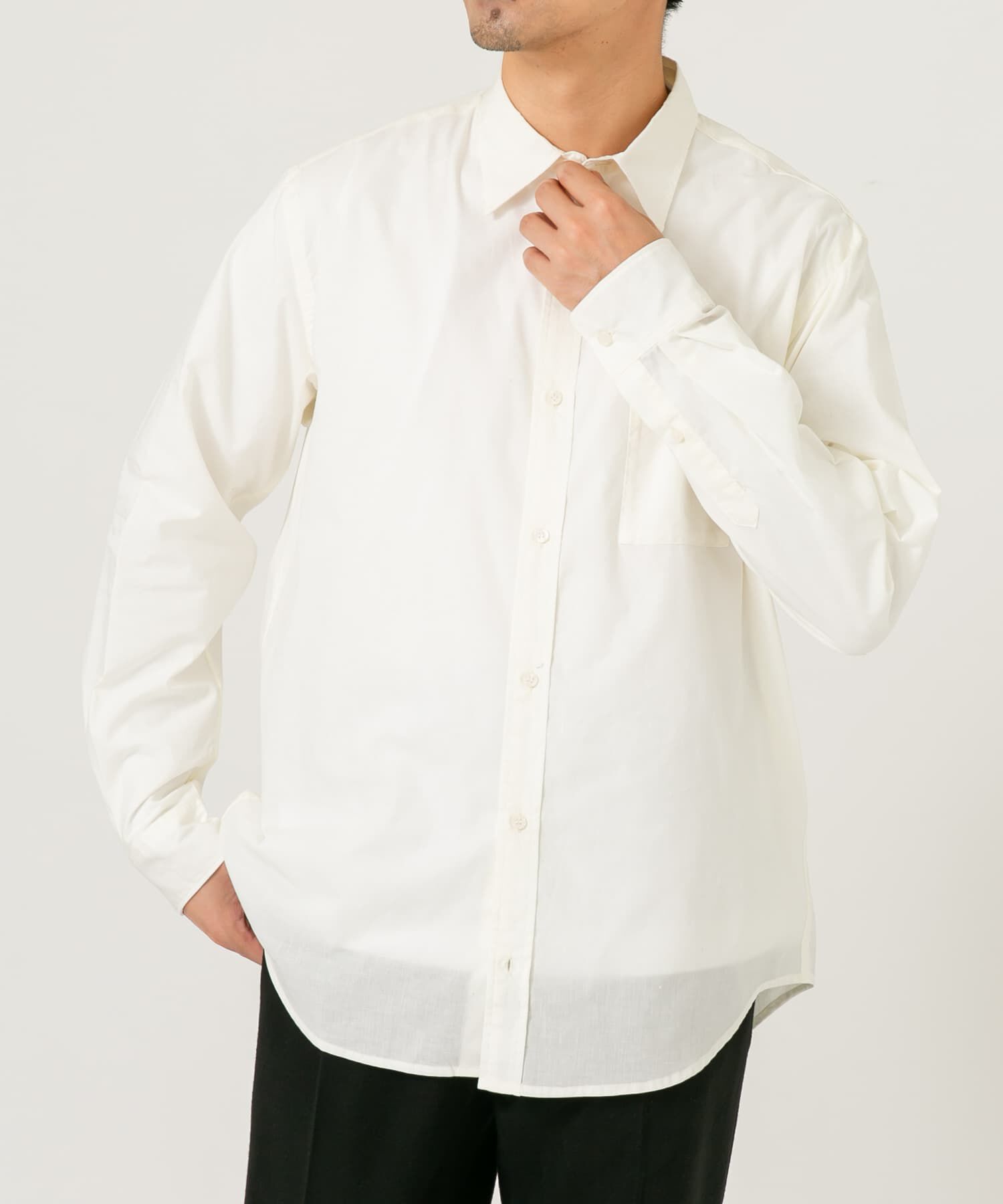 URBAN RESEARCH ROSSO「『XLサイズあり』ハイパフォーマンスブロードレギュラーカラーシャツ」|シャツ・ブラウス|