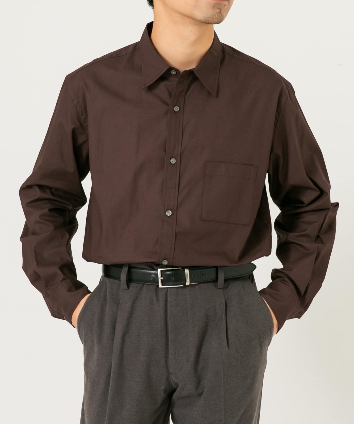 URBAN RESEARCH ROSSO「『XLサイズあり』ハイパフォーマンスブロードレギュラーカラーシャツ」|シャツ・ブラウス|