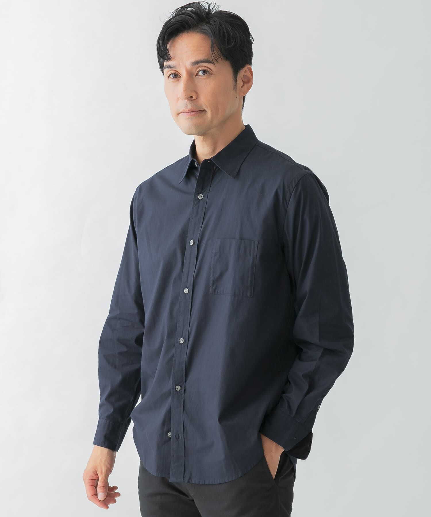 URBAN RESEARCH ROSSO「『XLサイズあり』ハイパフォーマンスブロードレギュラーカラーシャツ」|シャツ・ブラウス|