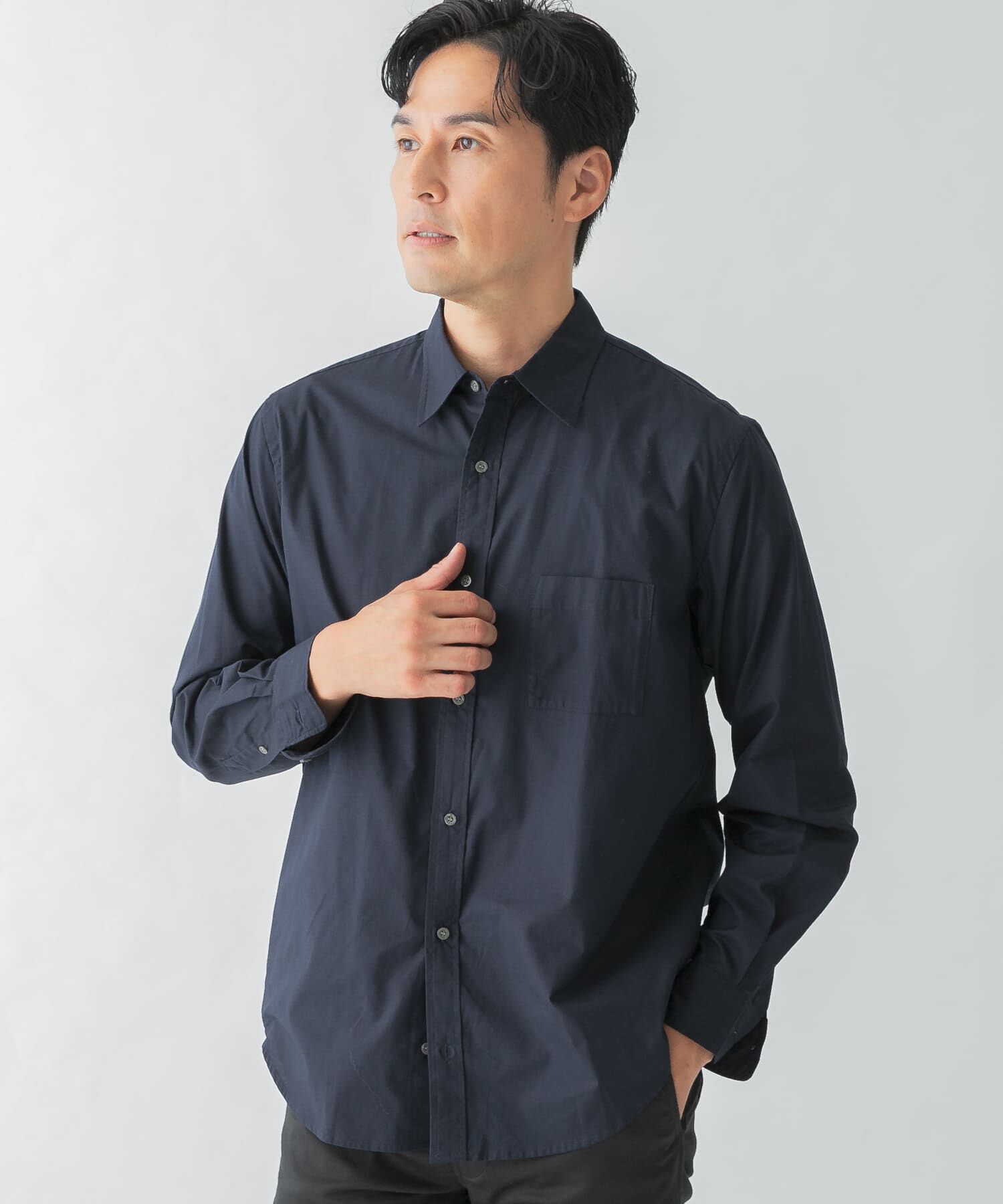 URBAN RESEARCH ROSSO「『XLサイズあり』ハイパフォーマンスブロードレギュラーカラーシャツ」|シャツ・ブラウス|