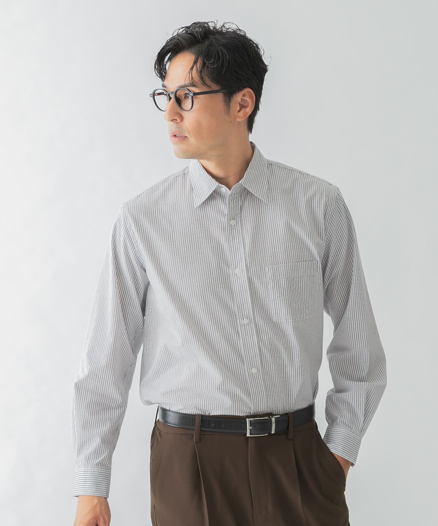 URBAN RESEARCH ROSSO「『XLサイズあり』ハイパフォーマンスブロードレギュラーカラーシャツ」|シャツ・ブラウス|