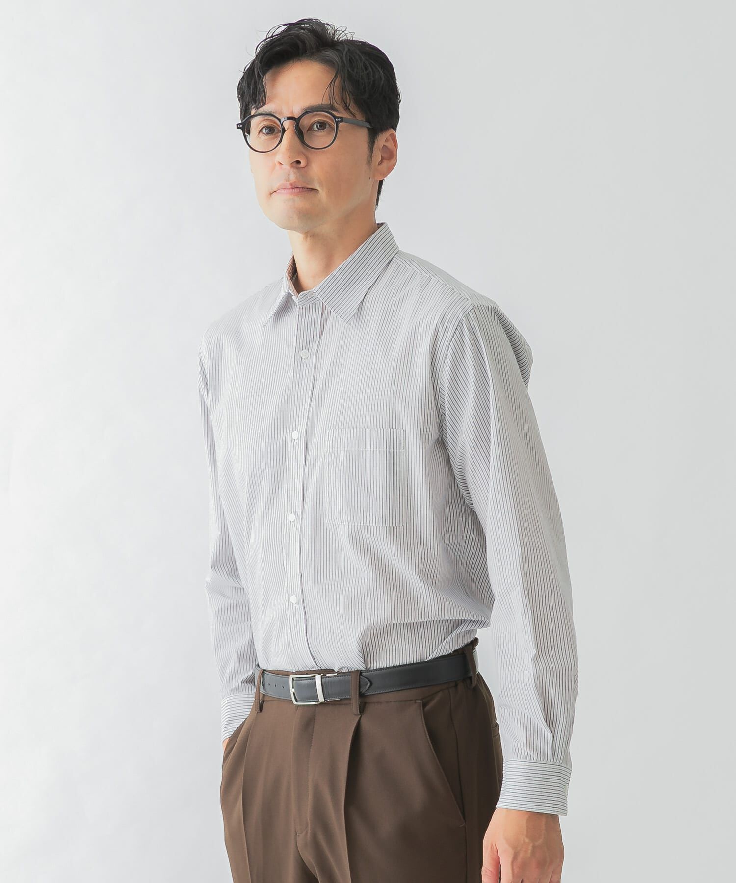 URBAN RESEARCH ROSSO「『XLサイズあり』ハイパフォーマンスブロードレギュラーカラーシャツ」|シャツ・ブラウス|