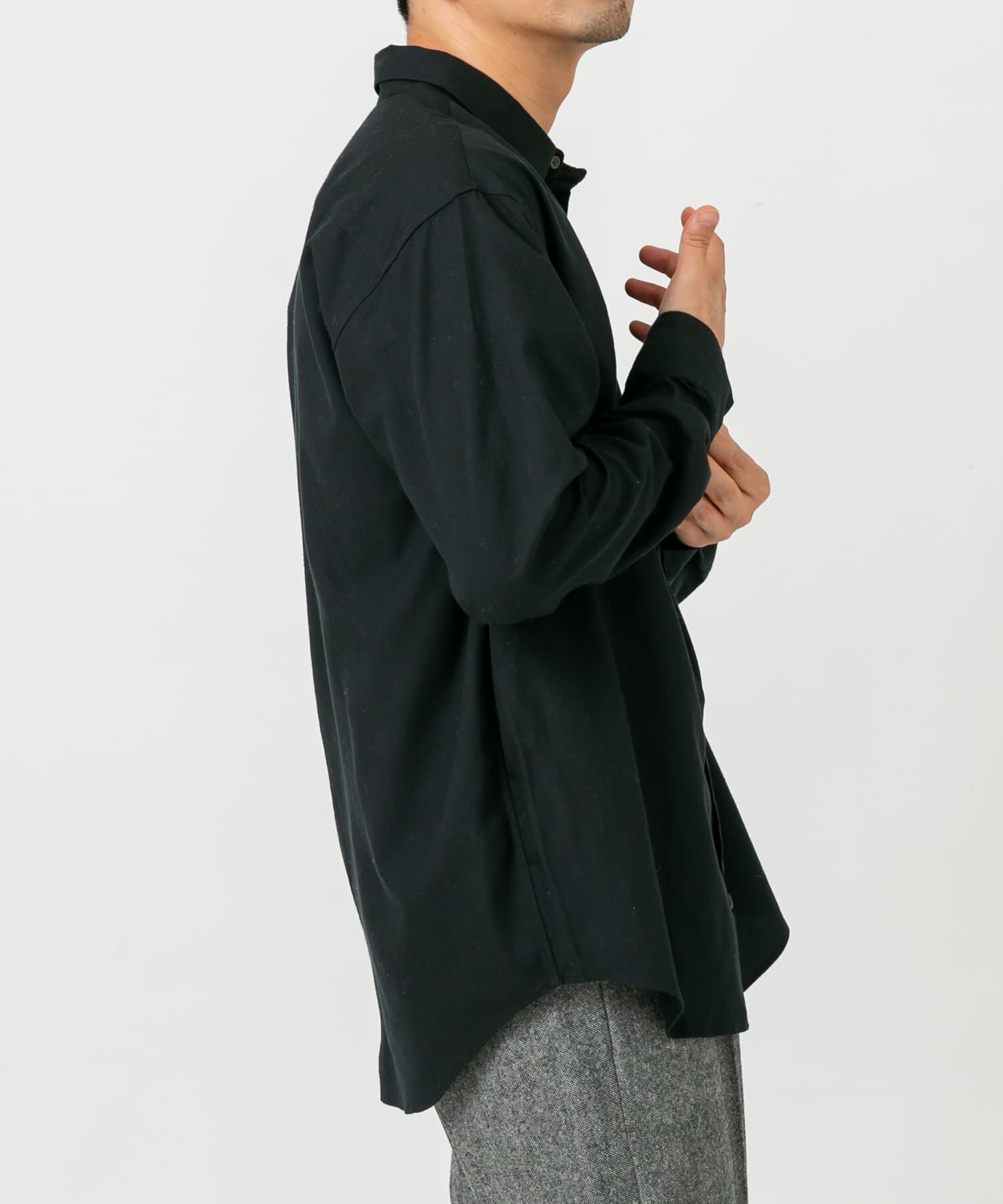 URBAN RESEARCH ROSSO「『蓄熱 / XLサイズあり』アーバンリラックスサーモネルレギュラーシャツ」|シャツ・ブラウス|