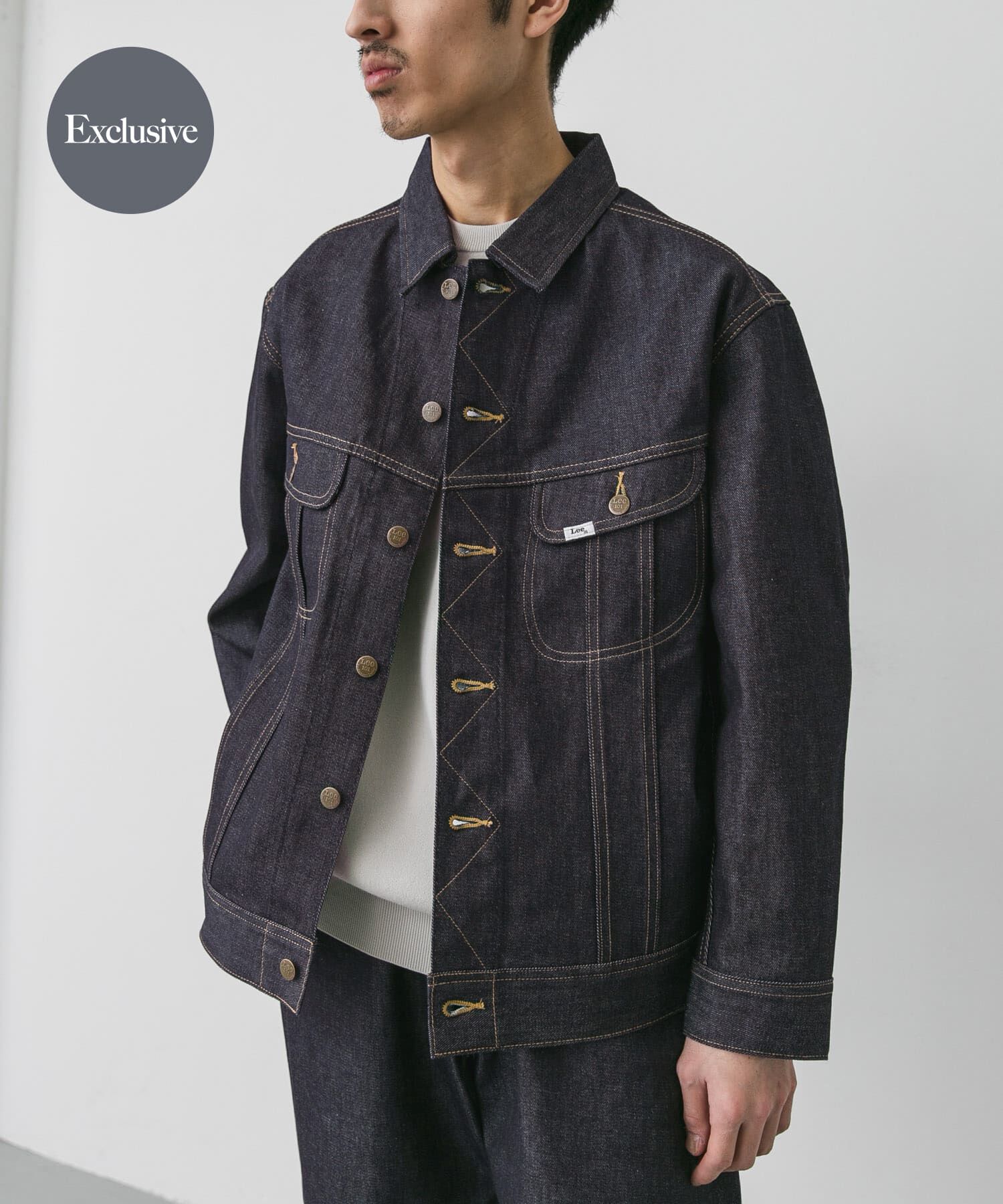 URBAN RESEARCH DOORS「『別注』Lee101&times;DOORS  JACKET」|デニムジャケット|ノンウォッシュ