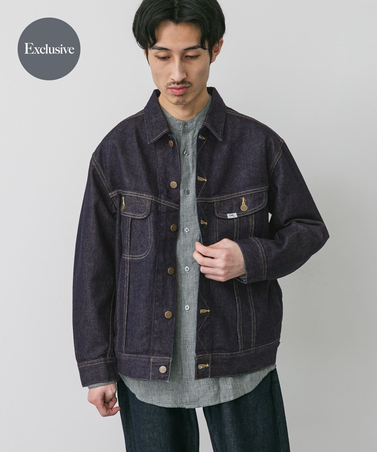URBAN RESEARCH DOORS「『別注』Lee101&times;DOORS  JACKET」|デニムジャケット|ワンウォッシュ