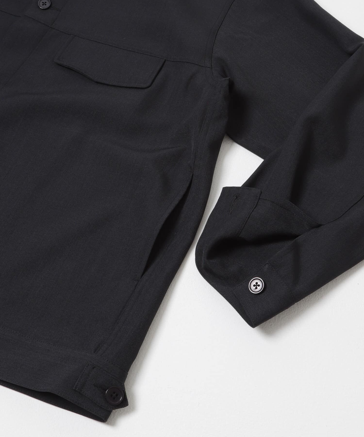 URBAN RESEARCH DOORS「セオアルファトラッカージャケット」|ノーカラーコート|