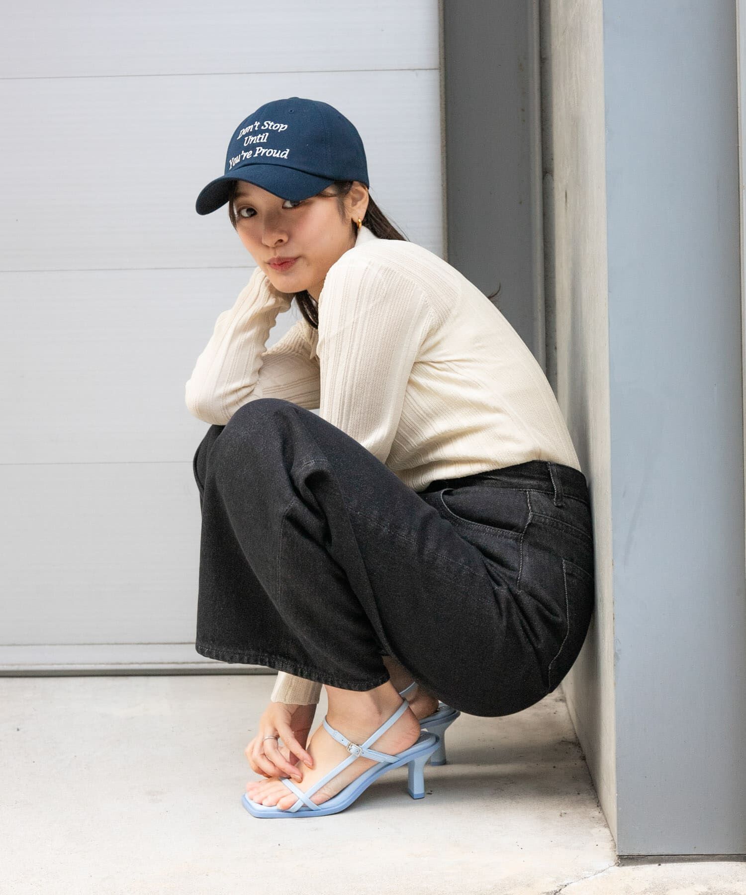 SENSE OF PLACE by URBAN RESEARCH「ランダムリブニットカーディガン」|カーディガン|