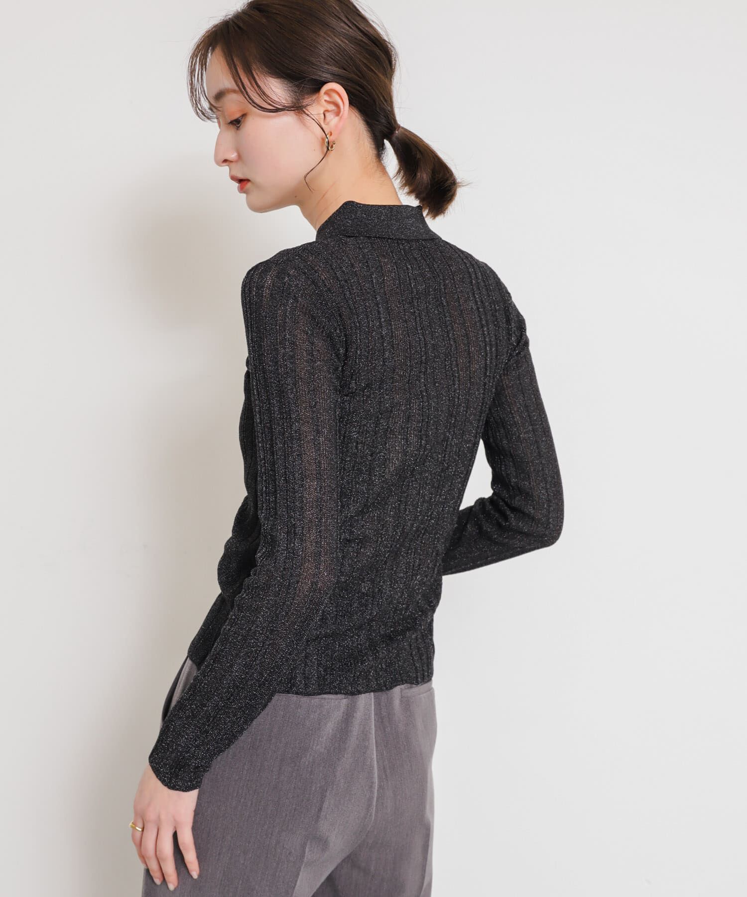 SENSE OF PLACE by URBAN RESEARCH「ランダムリブニットカーディガン」|カーディガン|