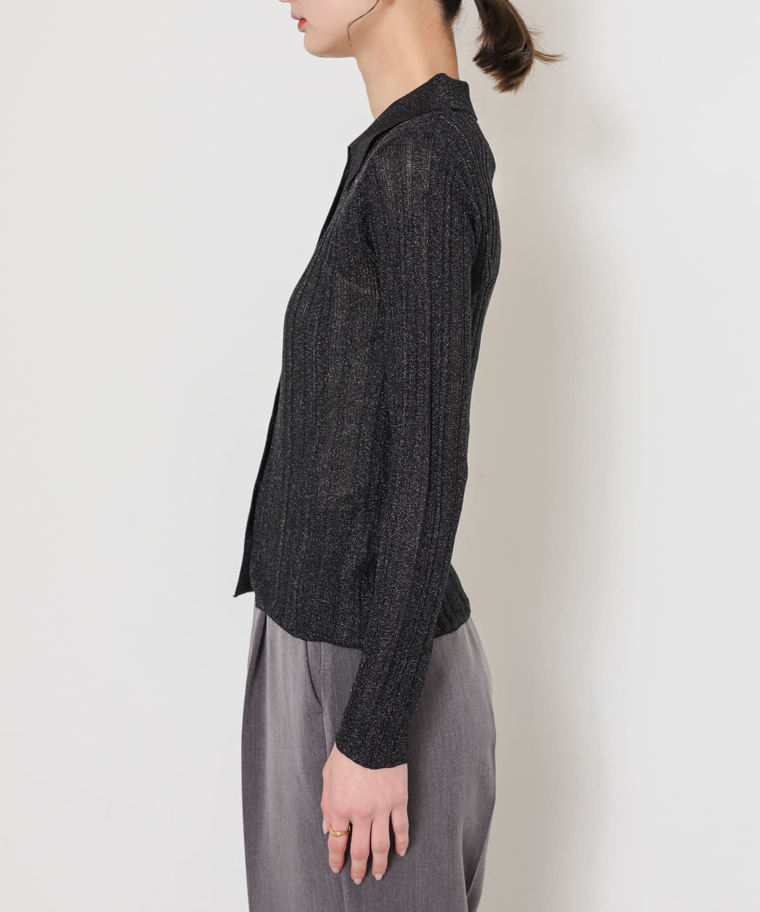 SENSE OF PLACE by URBAN RESEARCH「ランダムリブニットカーディガン」|カーディガン|