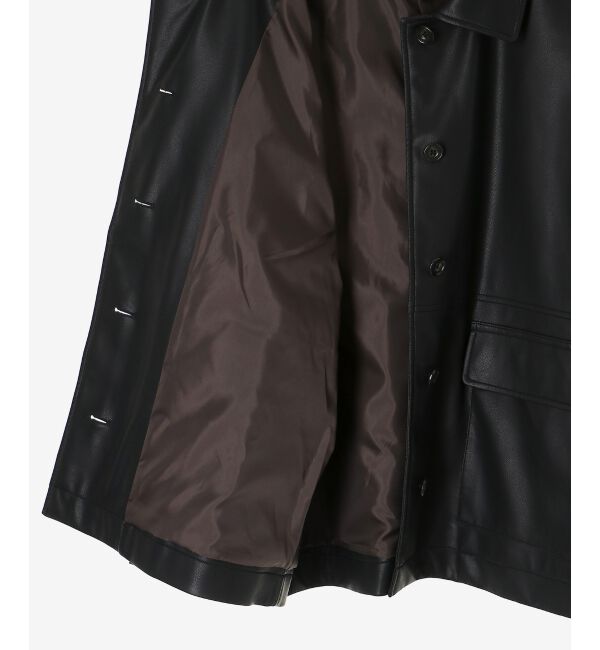  「ステンカラー合皮ジャケット」|その他|